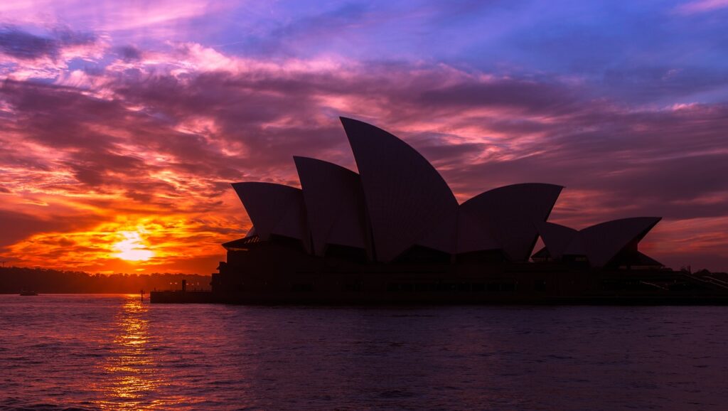 Australian opera house in Sydney